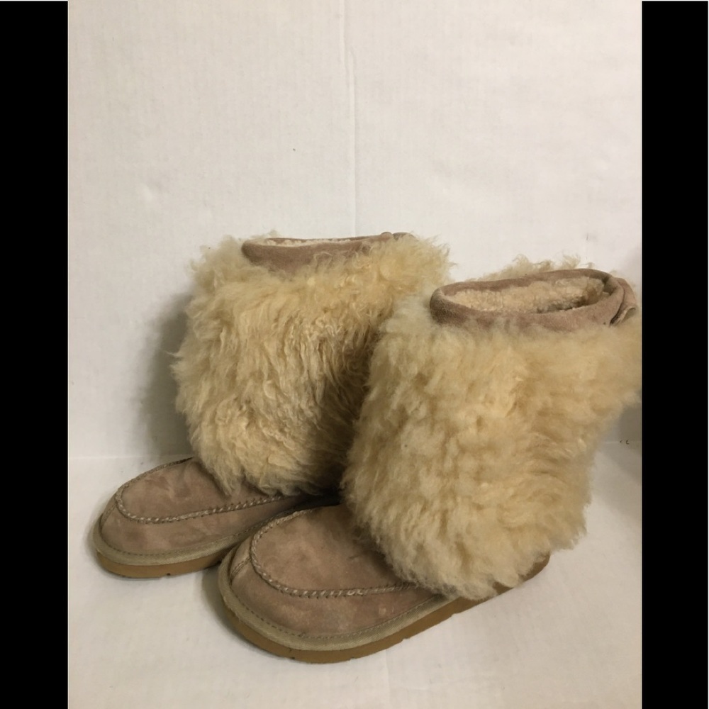 UGG Vtg Australia Suede Shearling Boots - Picture 13 of 15